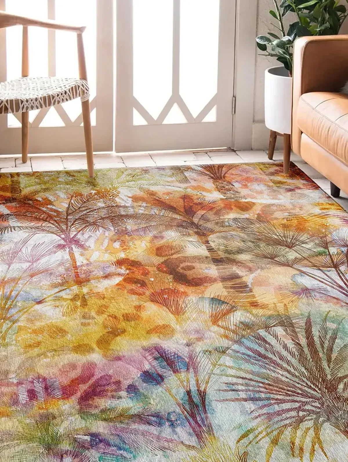 Tropics TC15 Salmon 3' x 5' Rug