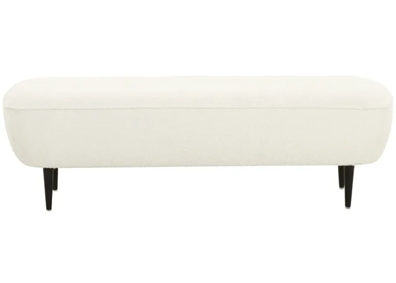 Denise Cream Boucle Bench