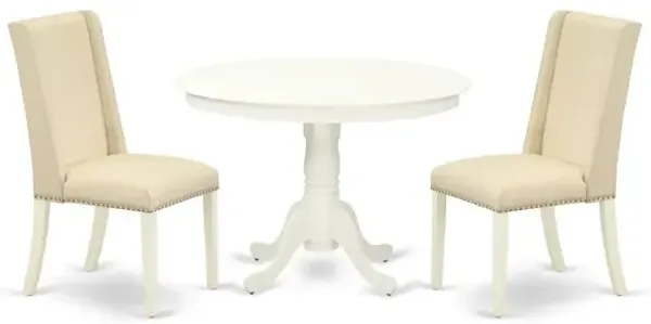 Dining Room Set Linen White