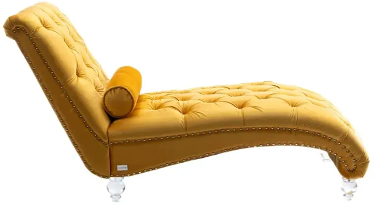 Leisure Concubine Sofa With Acrylic Feet