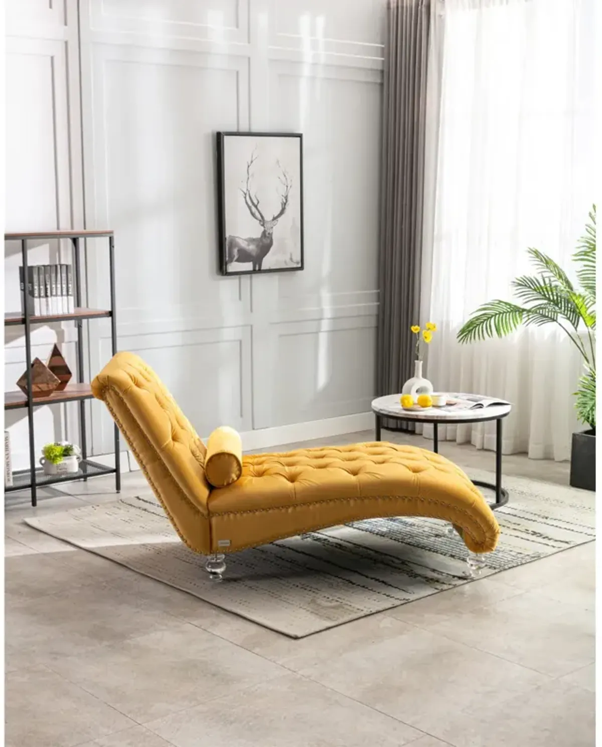 Leisure Concubine Sofa With Acrylic Feet