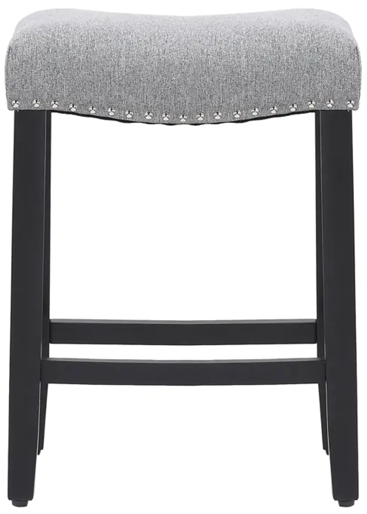 WestinTrends 24" Upholstered Saddle Seat Counter Stool