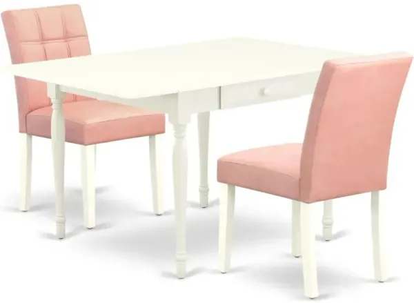 3 Piece Dinner Table Set contain A Dining Table