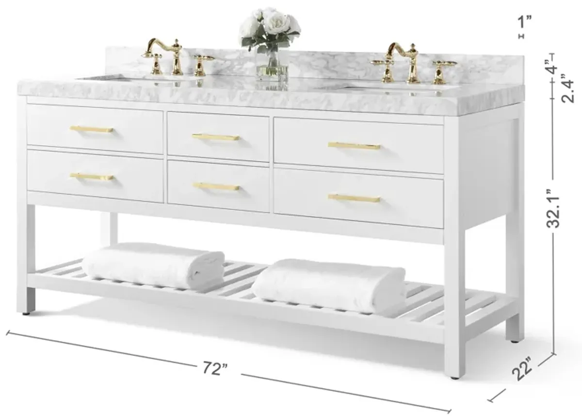 Elizabeth 72 in. Bath Vanity Set