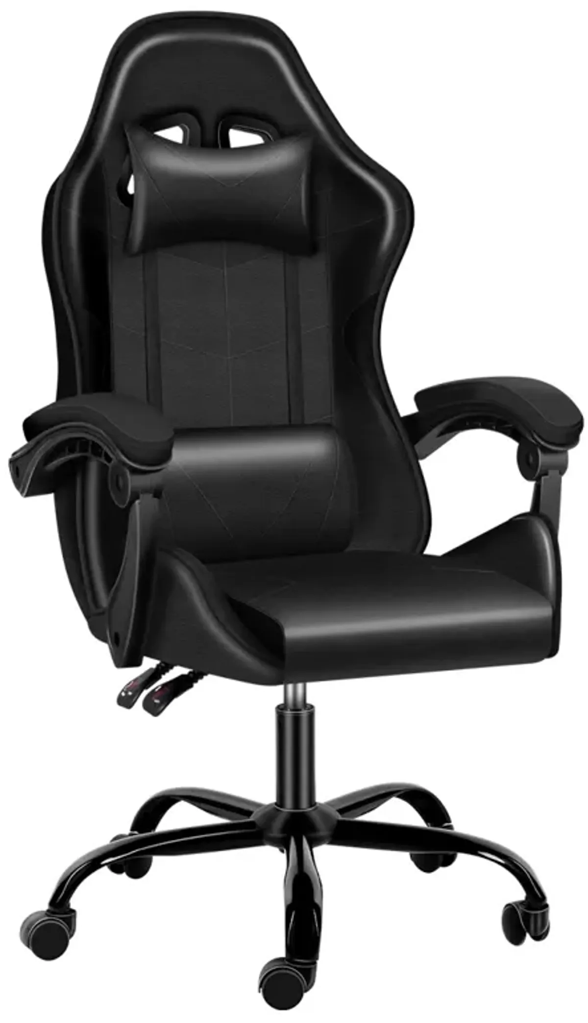 Adjustable Racing Gaming Office Chair, Black