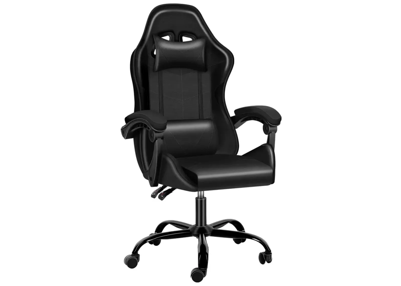 Adjustable Racing Gaming Office Chair, Black