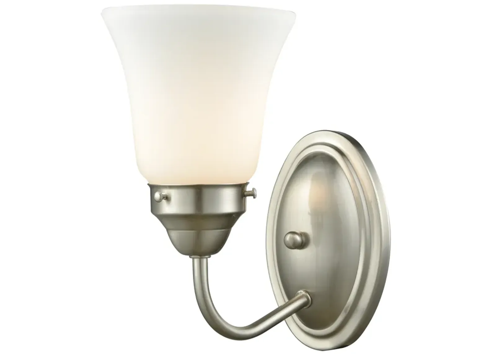 Califon 9'' High 1-Light Nickel Sconce