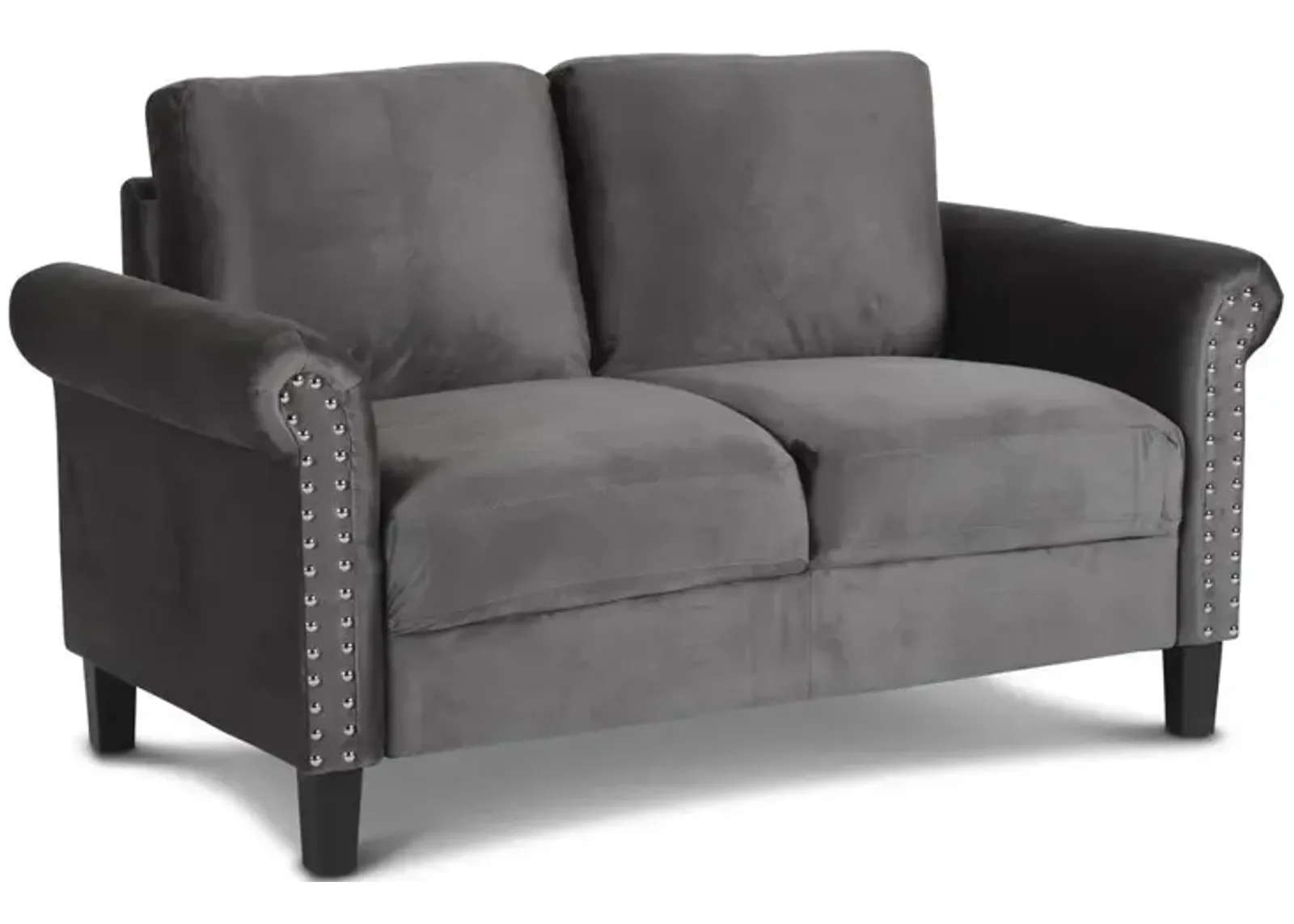 New Classic Furniture Alani Loveseat-Slate Gray