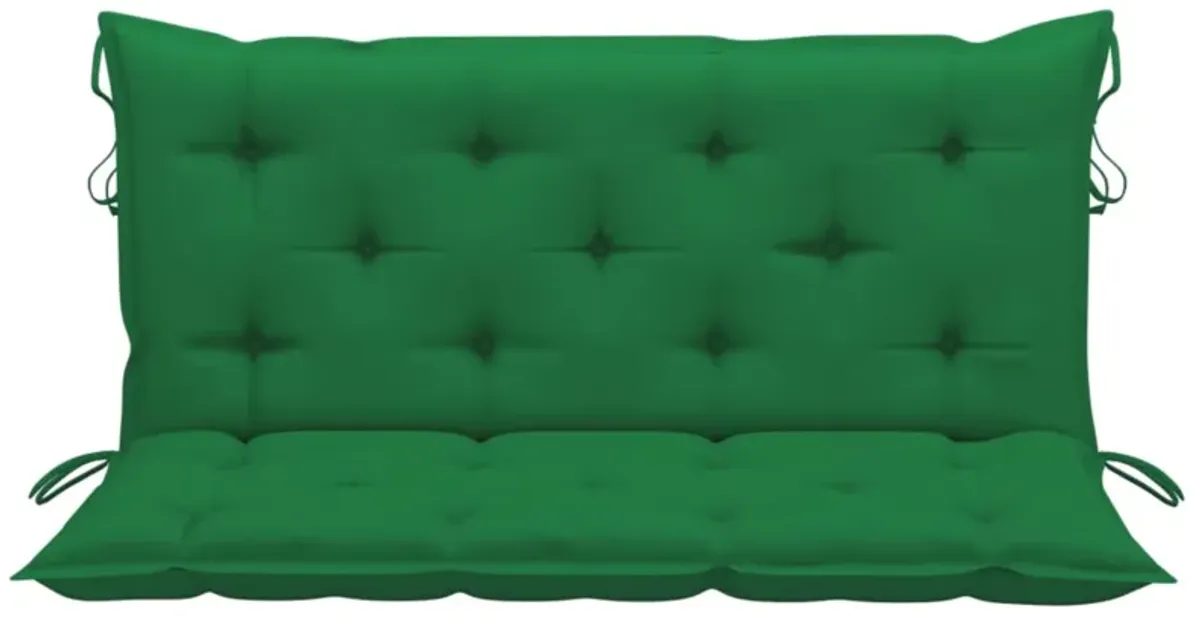 vidaXL Cushion for Swing Chair Green 47.2" Fabric