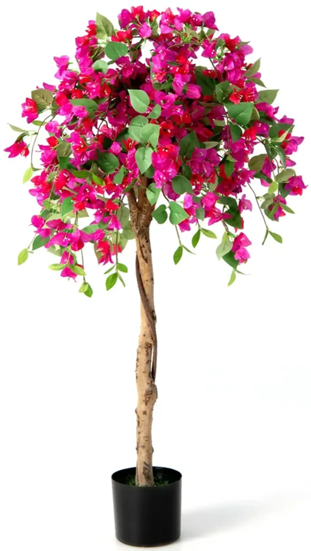 4.5 Feet Artificial Azalea Tree with Cement Pot