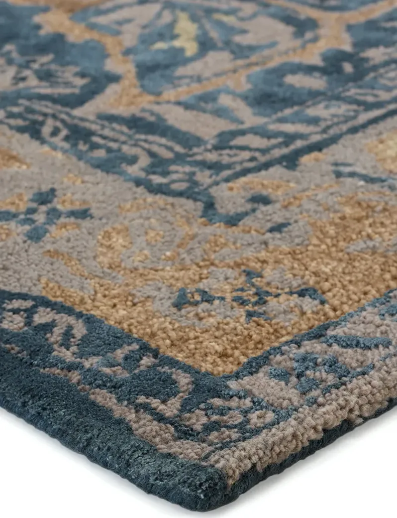 Citrine Forza Blue 6' x 9' Rug