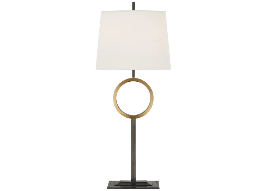 Simone Medium Buffet Lamp in Brass