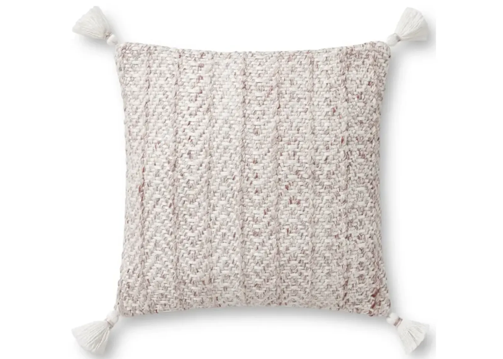 PLL0068 Blush/Natural 18"x18" Poly Pillow