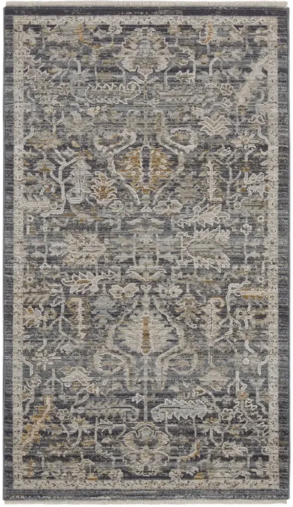 Lynx LNX02 Navy/Multicolor 2'3" x 8' Rug