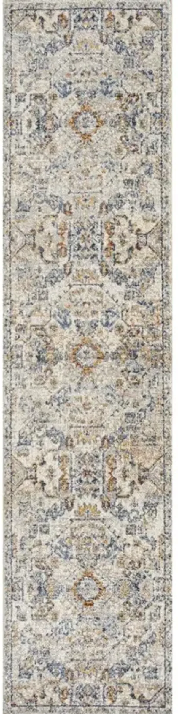 Shaemus Bohemian Medallion Low-Pile Machine-Washable Area Rug