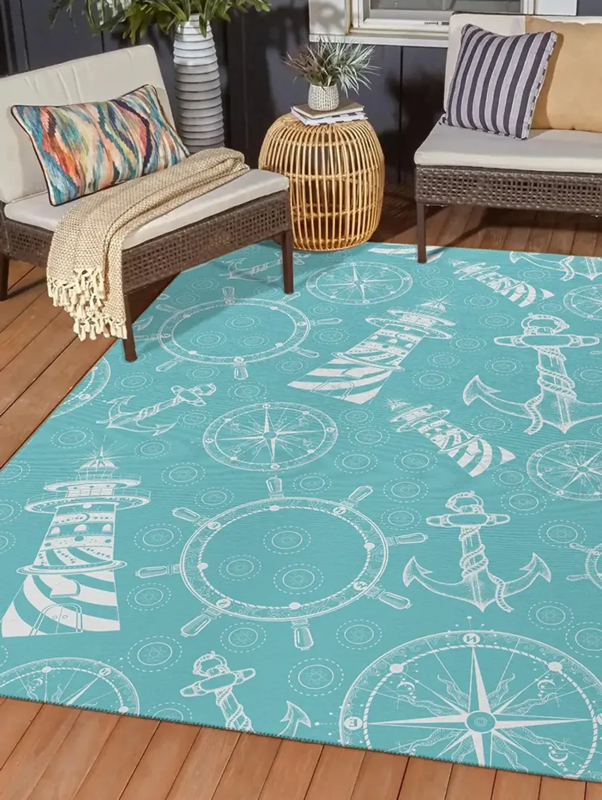 Harbor HA9 Ocean 10' x 14' Rug