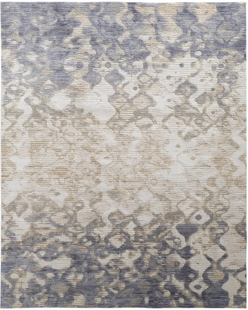 Laina 39G7F Tan/Ivory/Blue 3' x 10' Rug