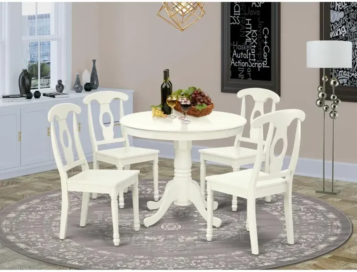 Dining Room Set Linen White