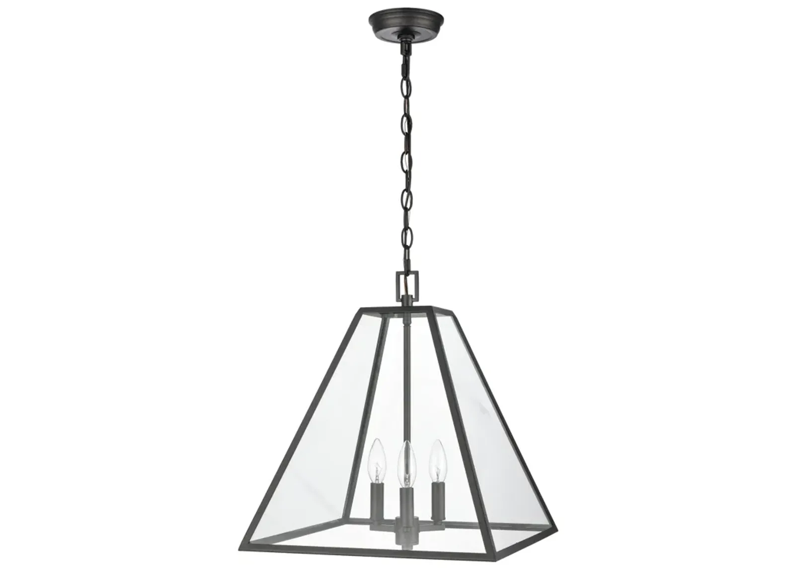 Tangent 16" wide 3 Light Pendant