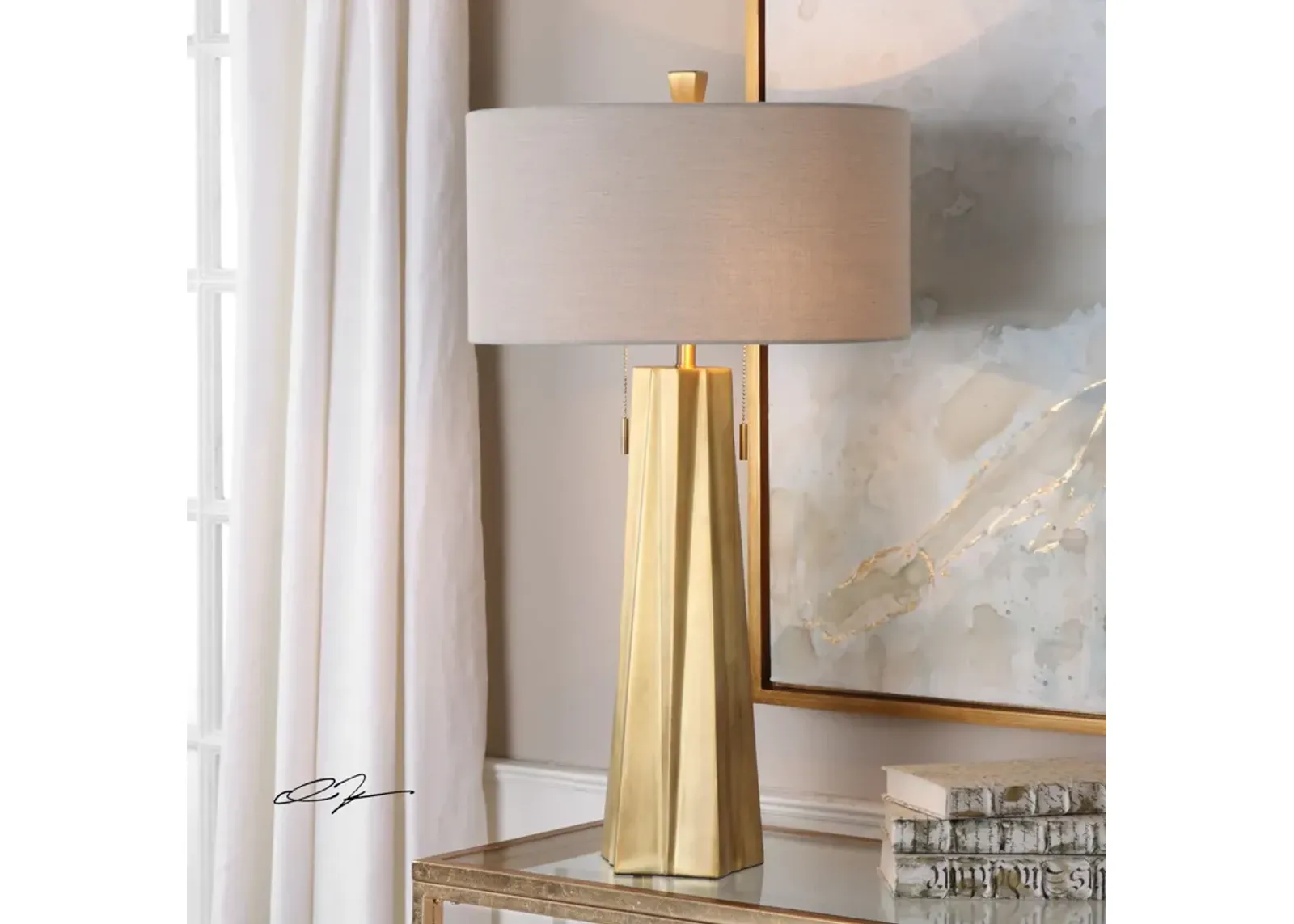 Uttermost Maris Gold Table Lamp