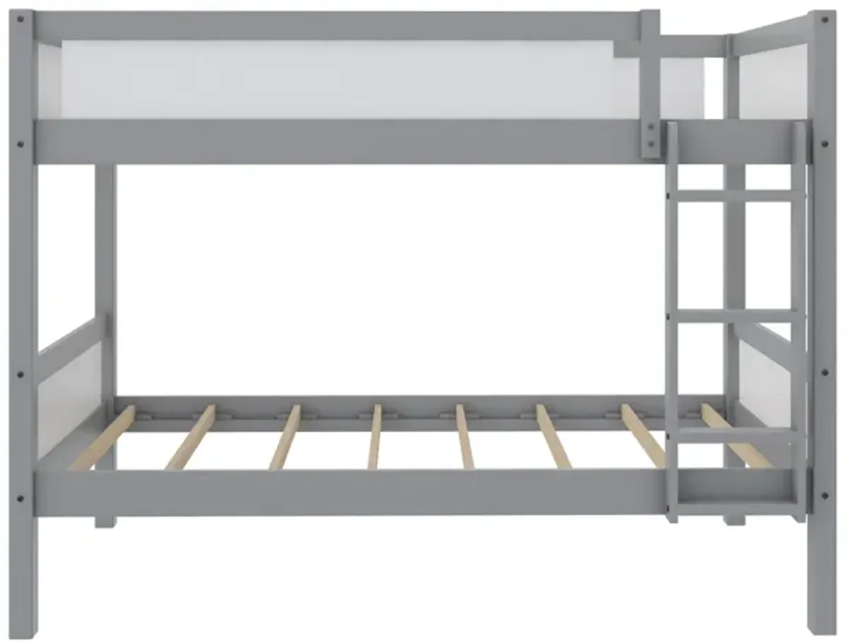 DHP Adrian Kids' Wood Twin over Twin Bunk Bed