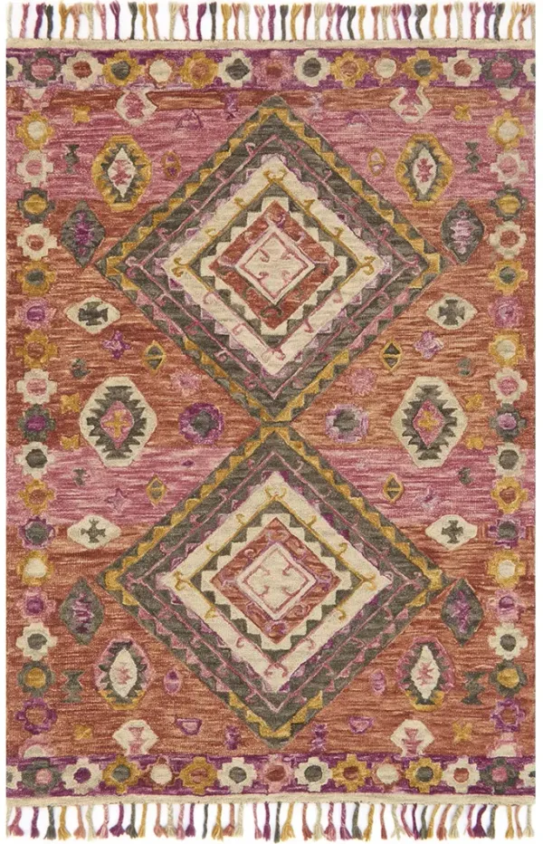 Zharah ZR07 Fiesta 3'6" x 5'6" Rug
