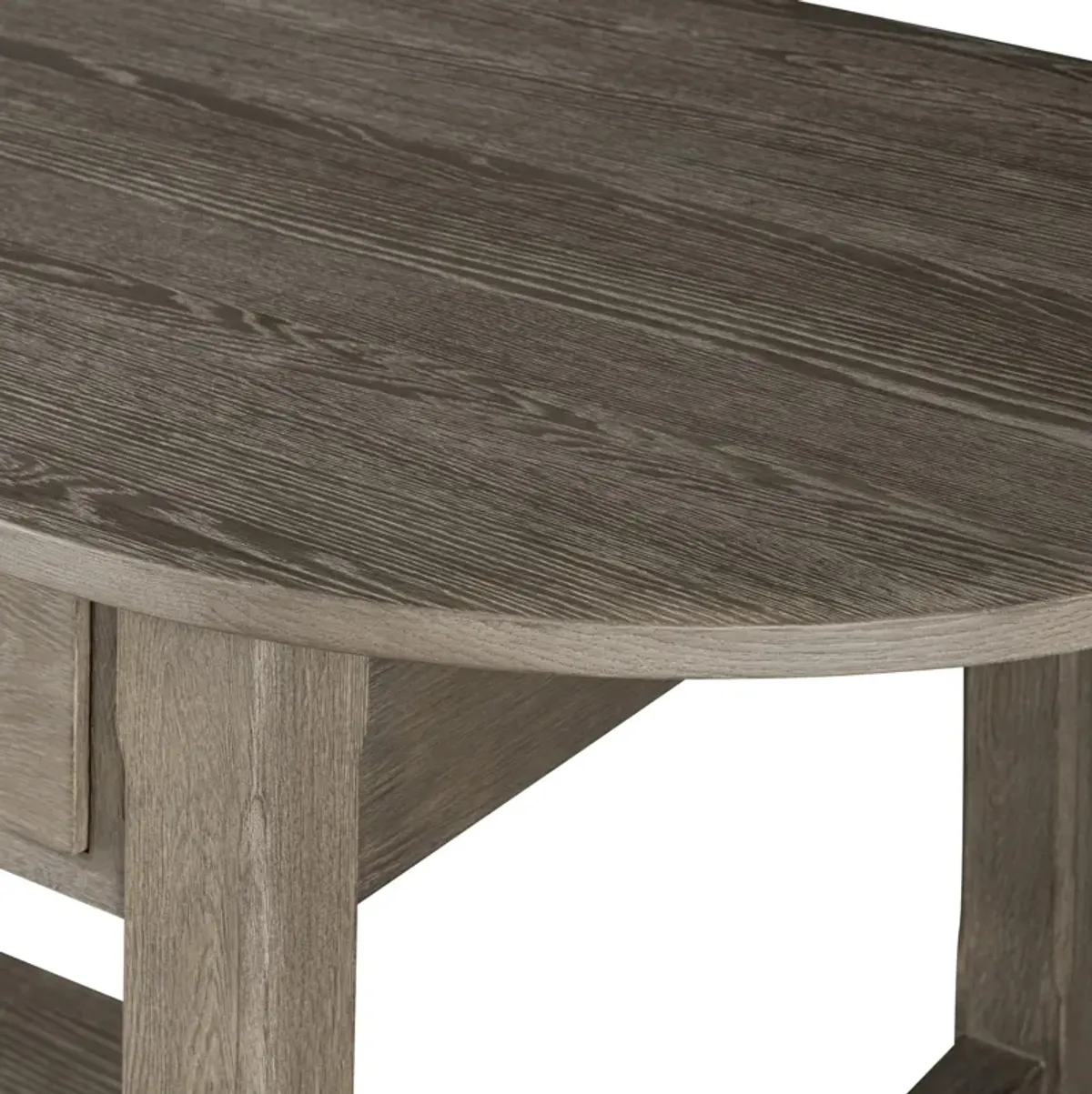 Elise Weathered Hazel Oak Kitchen Island