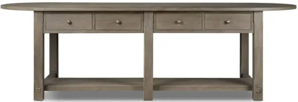 Elise Weathered Hazel Oak Kitchen Island