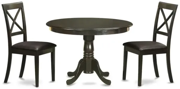 3 PC Kitchen nook Dining set-Dining Table and 2 Dining Chairs