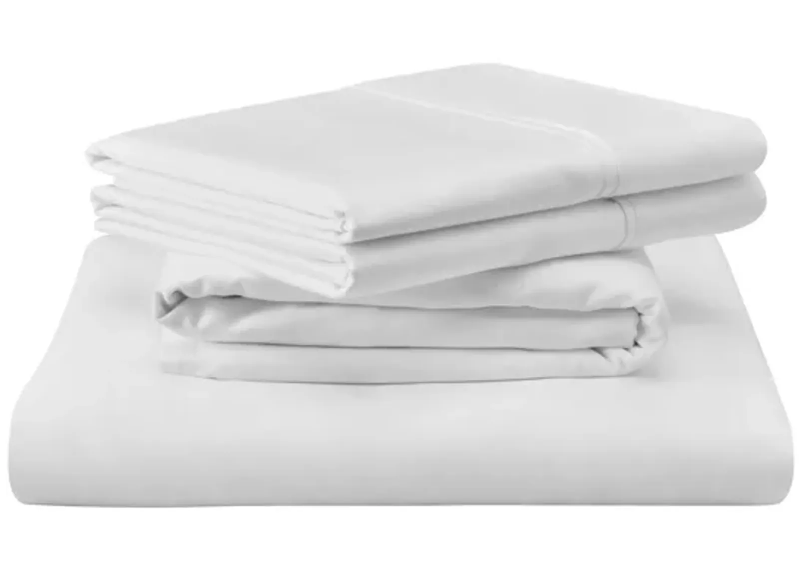 Tempur-Pedic Cotton California King White Sheet Sets