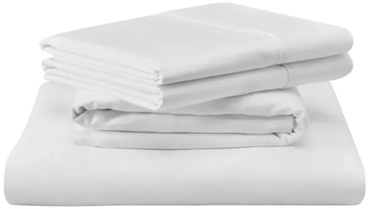 Tempur-Pedic Cotton California King White Sheet Sets