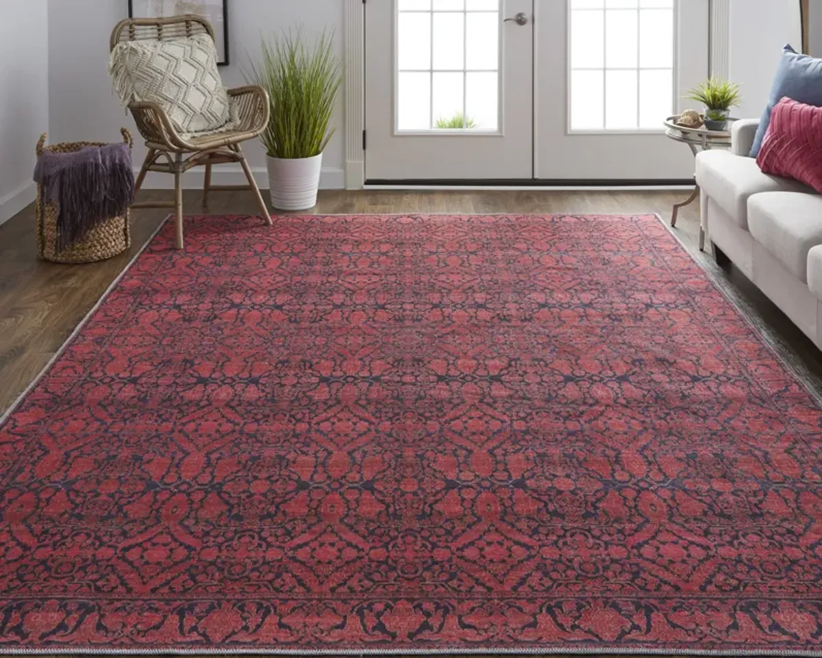 Voss 39H6F Red/Black 5'3" x 7'6" Rug