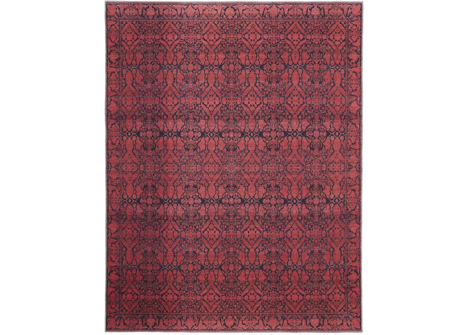 Voss 39H6F Red/Black 5'3" x 7'6" Rug