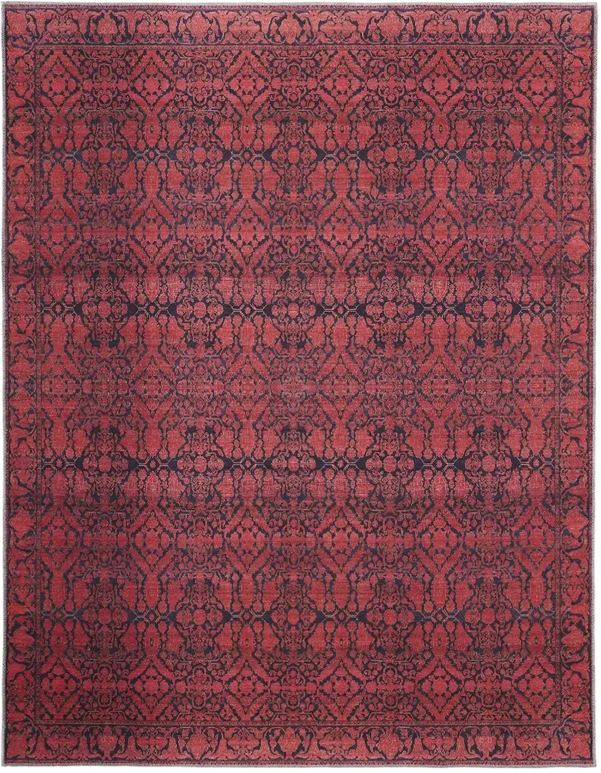 Voss 39H6F Red/Black 5'3" x 7'6" Rug