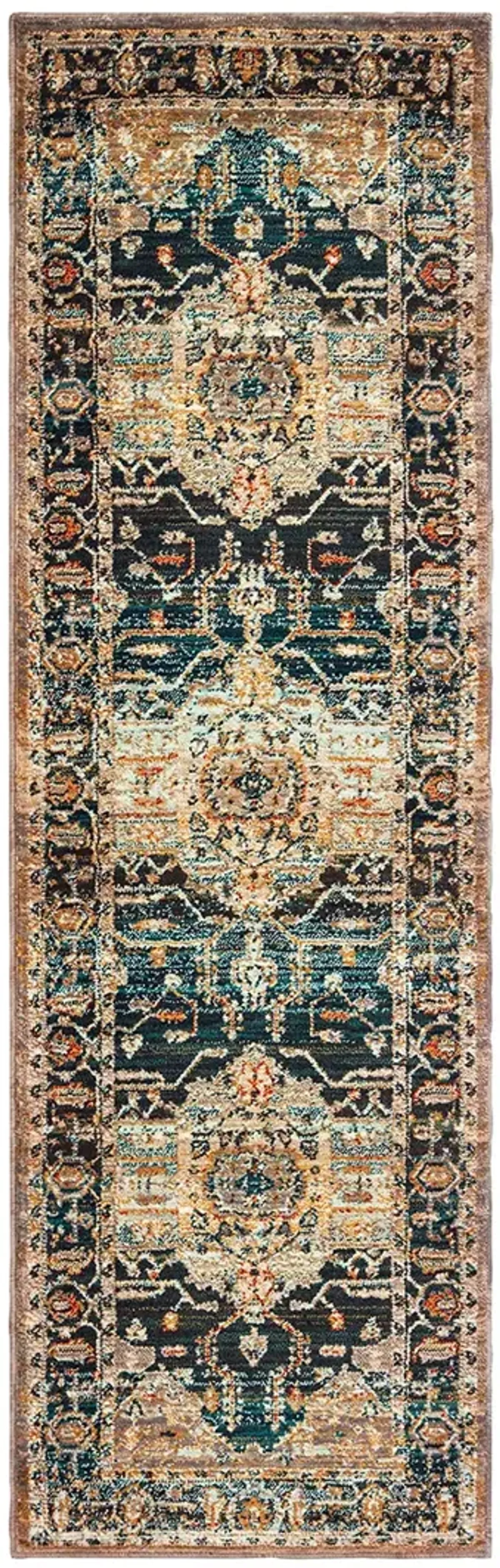 Sedona 2'3" x 7'6" Blue Rug