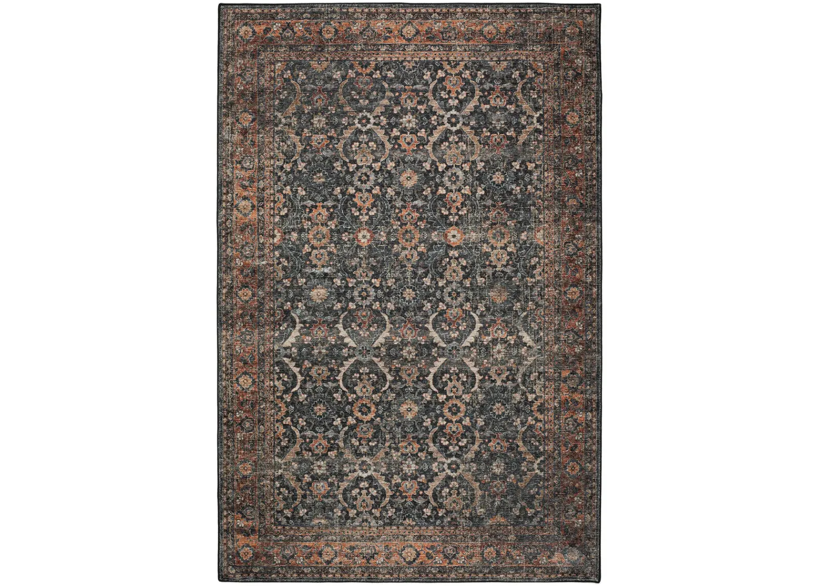 Jericho JC1 Charcoal 5' x 7'6" Rug