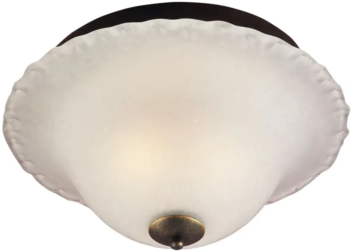 Allungare 15" 2-Light Flush Mount