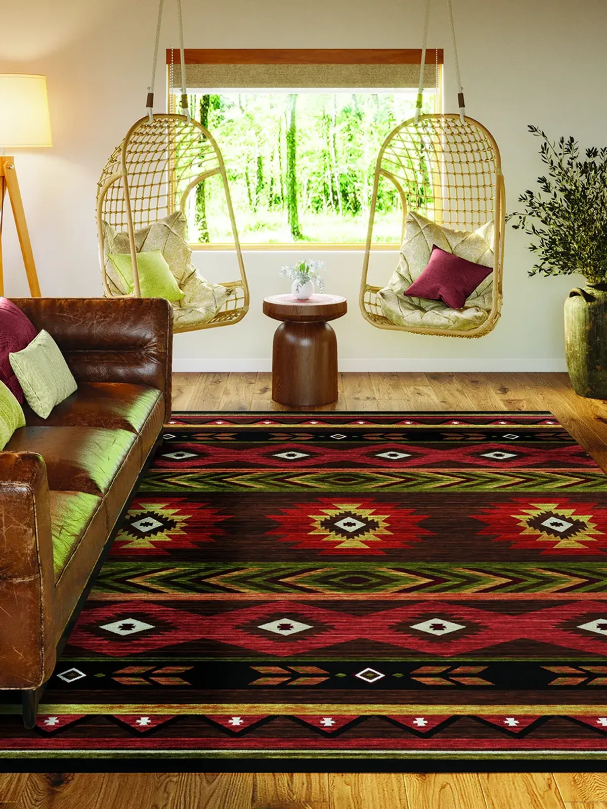 Phoenix PH3 Chocolate 3' x 5' Rug