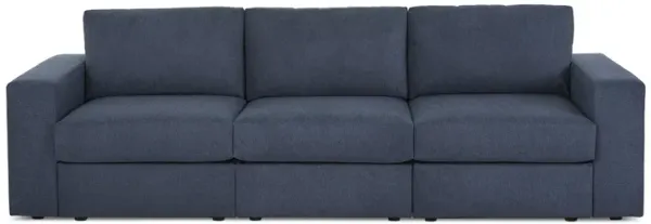 Flex Denim Sofa with Wide Arm