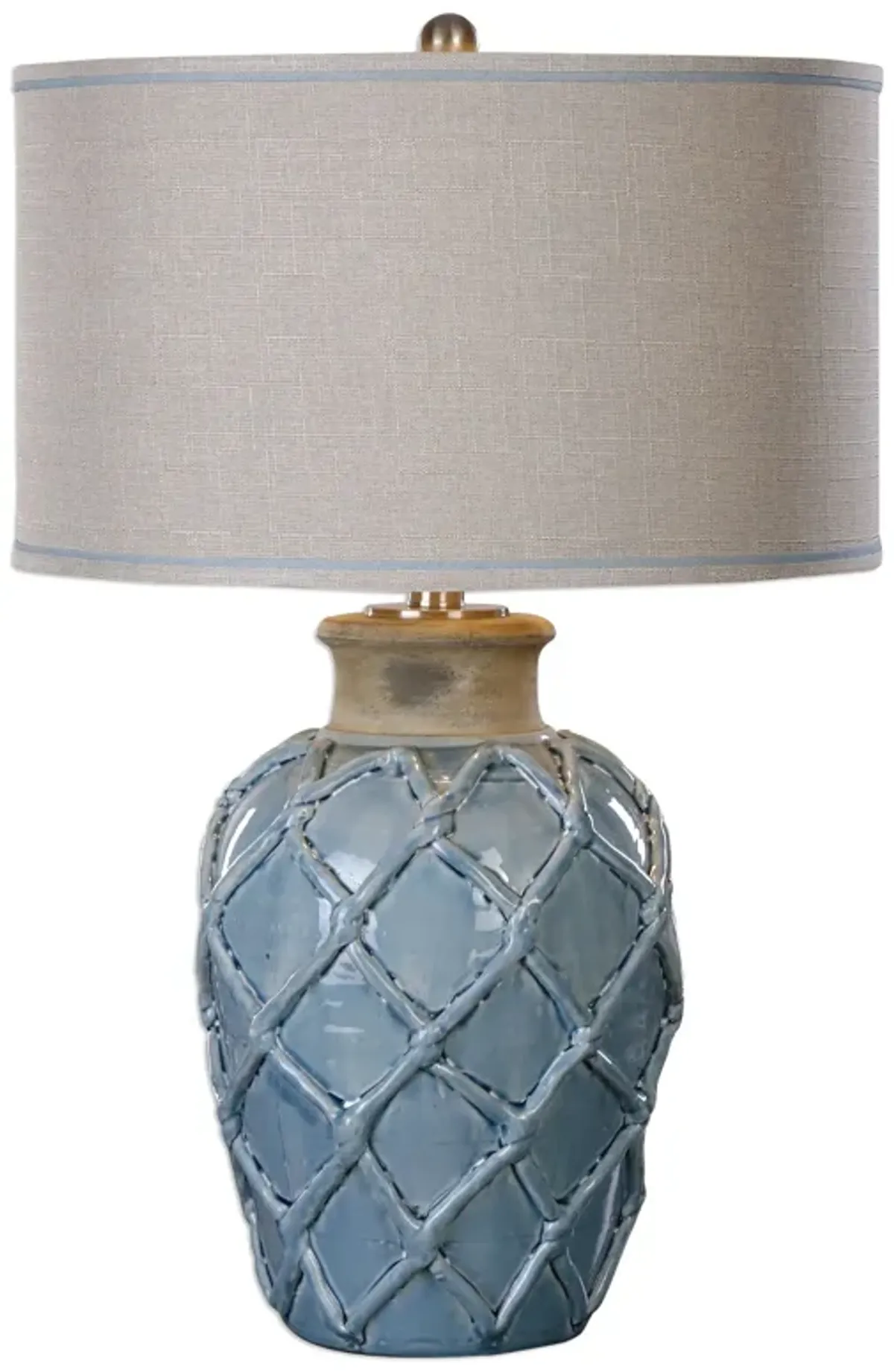 Uttermost Parterre Pale Blue Table Lamp