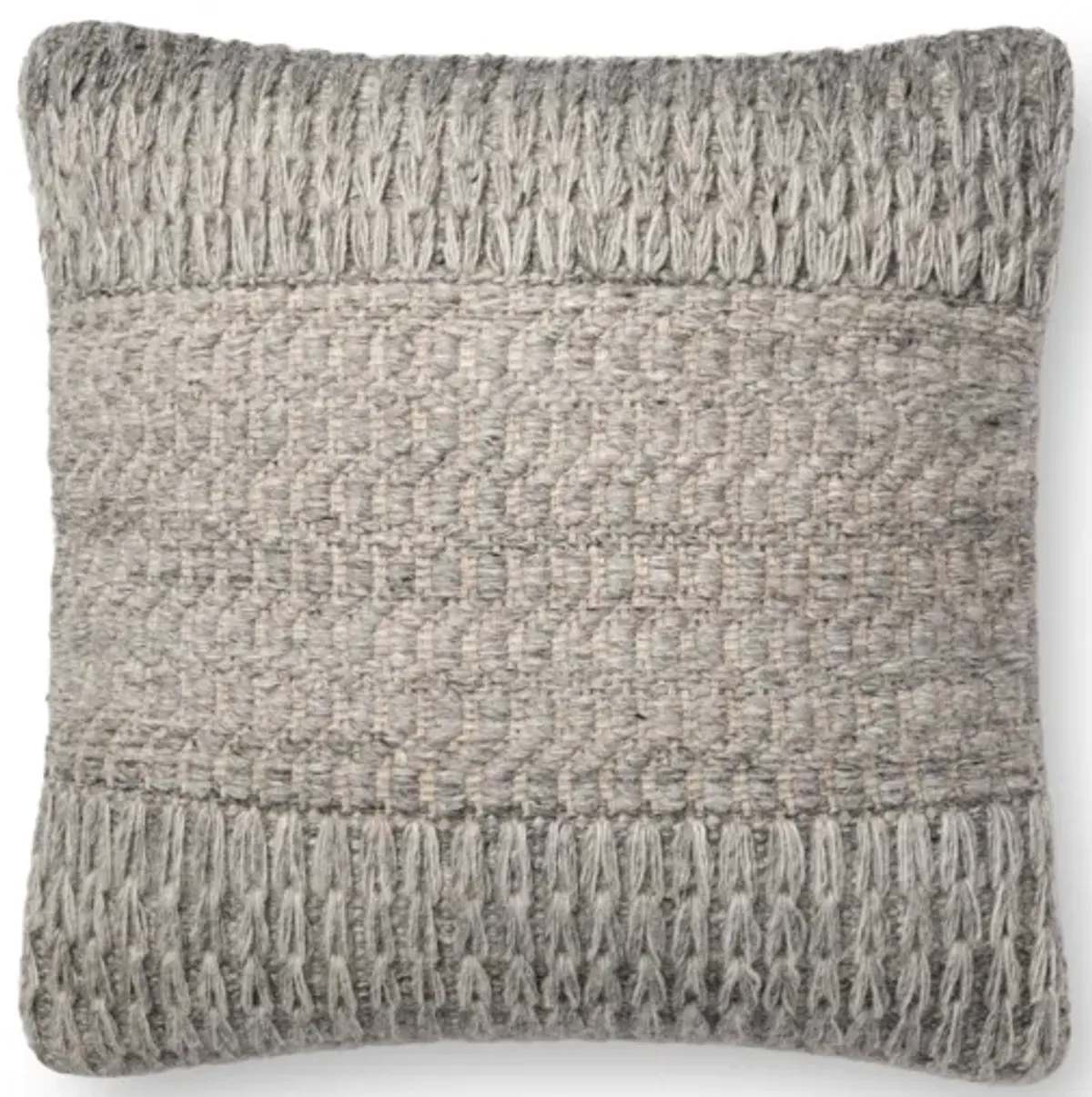 P0697 Grey 18"x18" Down Pillow