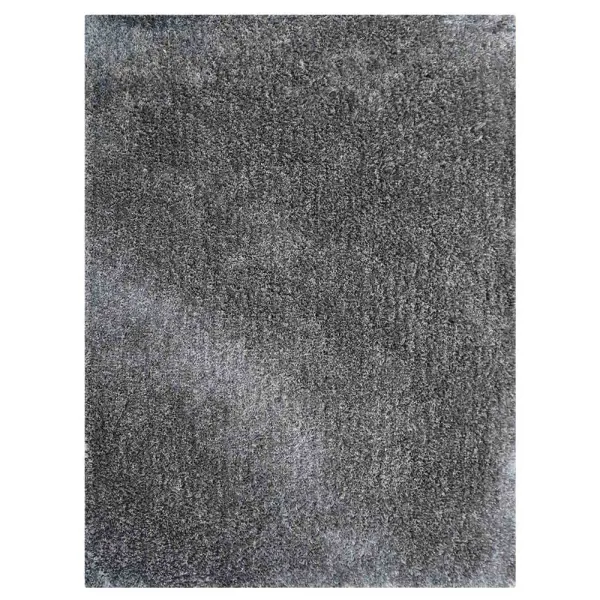 RUGSOTIC CARPETS HAND TUFTED SHAG POLYESTER ECO-FRIENDLY AREA RUGS  - 5'x8', Rectangle, Dark Green, Solid Plain Design, High Pile Thick Handmade Anti Skid Rugs for Living Room, Bed Room K00111