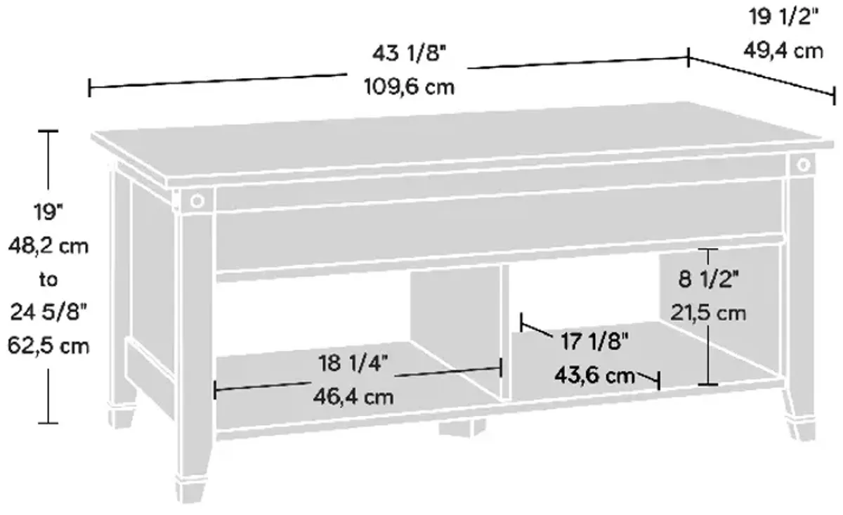 Carson Forge Lift Top Table