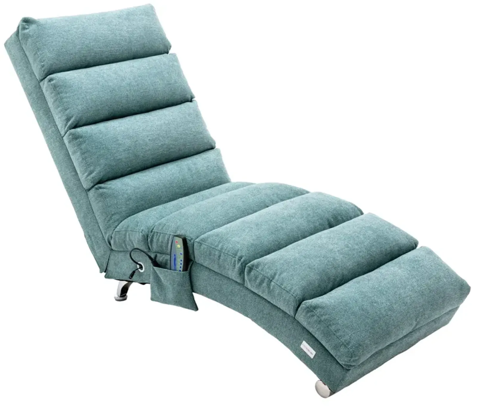 Linen Chaise Lounge Indoor Chair, Modern Long Lounger For Office Or Living Room