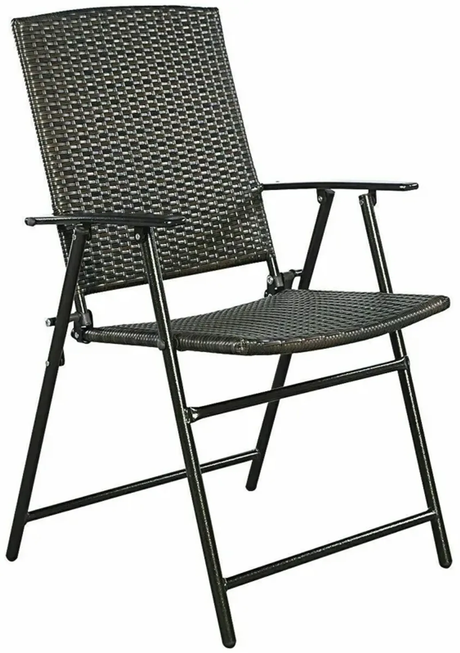 Set of 4 Rattan Folding Chairs