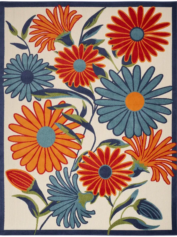 Aloha ALH33 Multicolor 3'6" x 5'6" Rug