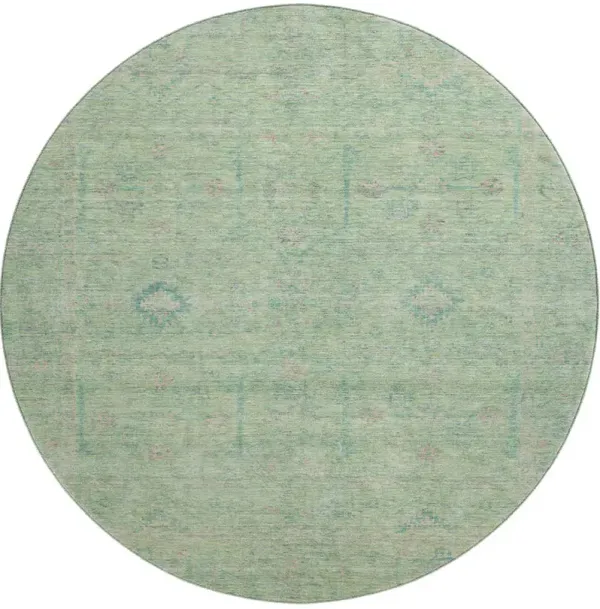 Ravenna RN5 Seafoam 8' Round Rug