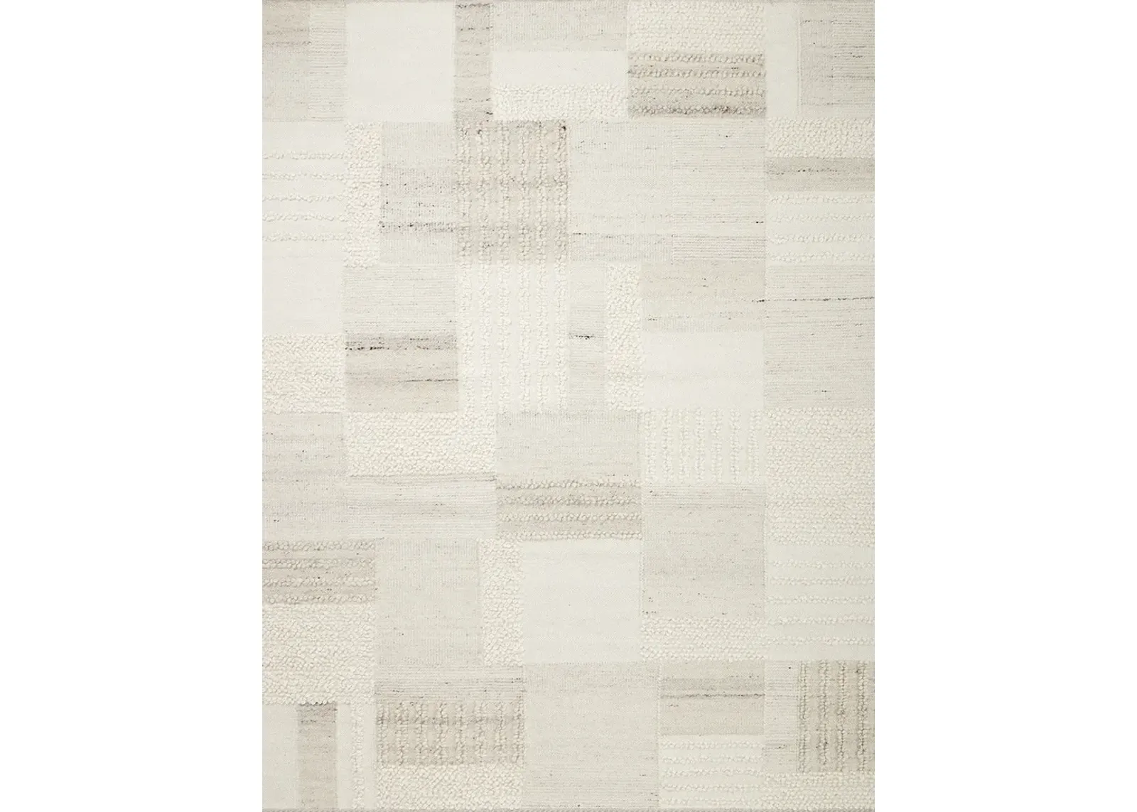 Manfred MAN01 Ivory/Pebble 5'6" x 8'6" Rug