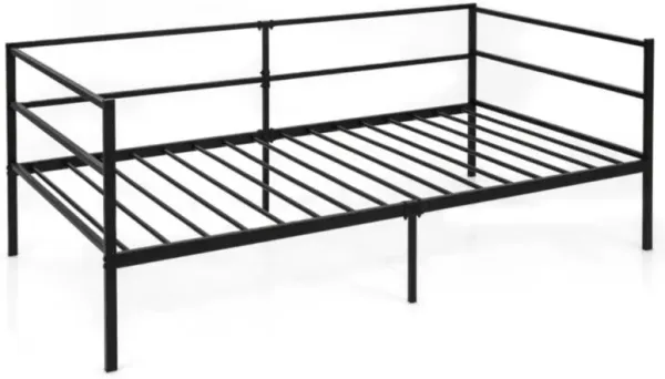 Hivvago Twin Size Metal Daybed Frame for Living Room Bedroom