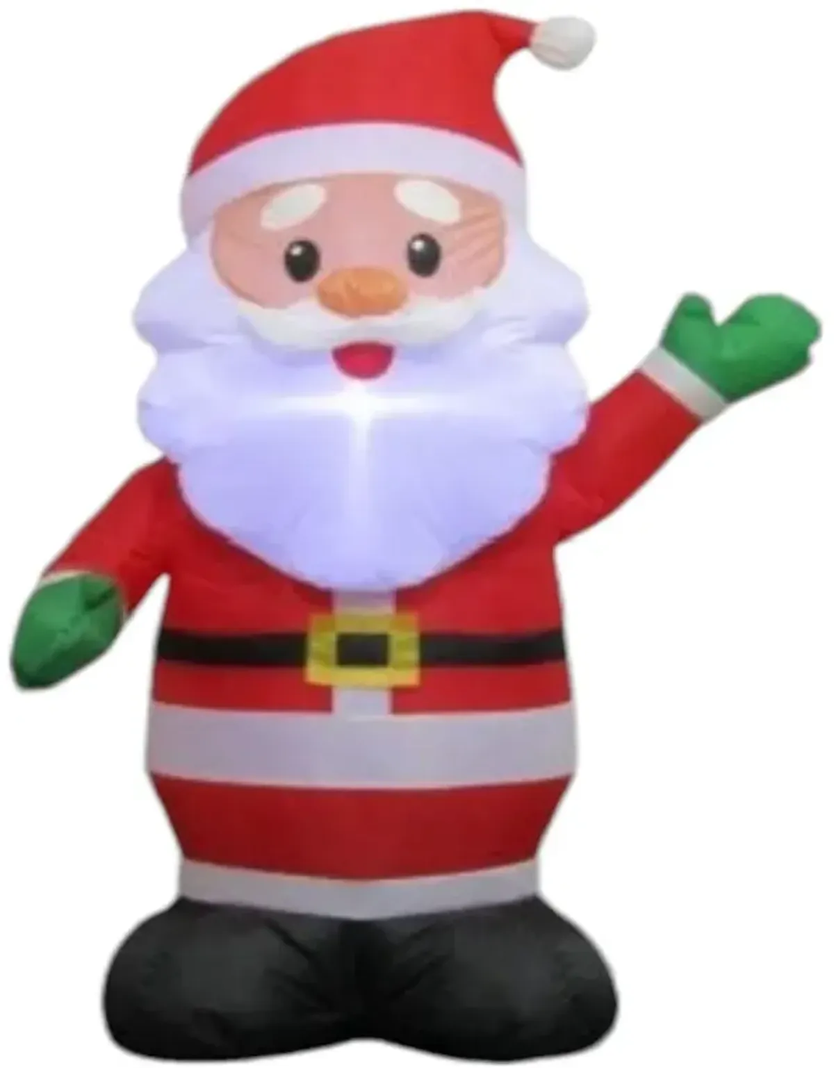 2.5FT Christmas Inflatable Santa Claus with Built-In LED Lights: Outdoor Holiday Decoration